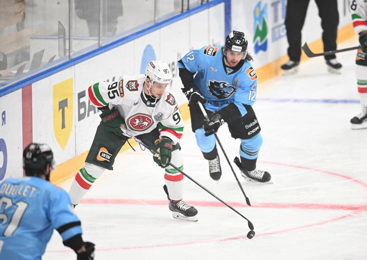 Минское «Динамо» уступило «Ак Барсу» в первом матче второго раунда Кубка Гагарина