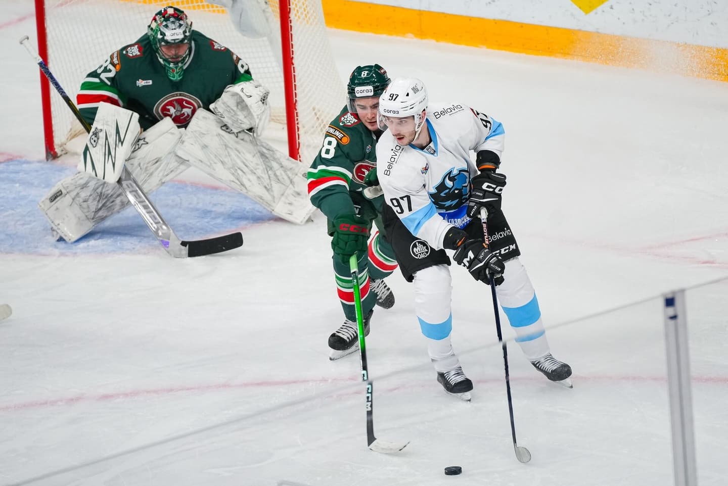 Минское «Динамо» сыграет с «Ак Барсом» в Казани в рамках ¼ финала Кубка Гагарина