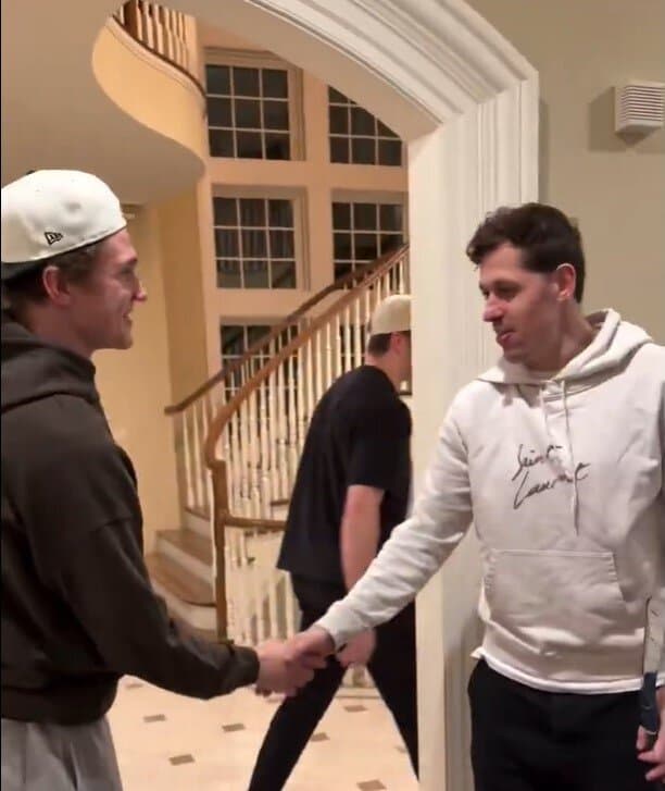 Братья Протасы и Малкин побывали в гостях у Овечкина после матча с «Питтсбургом»