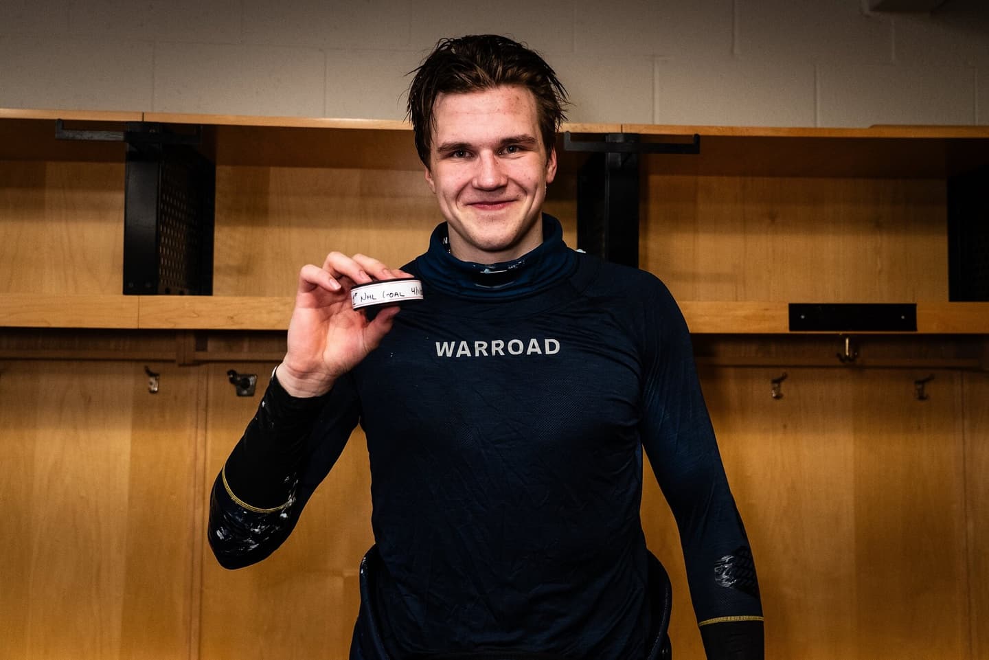 Илья Протас побил рекорд Артема Левшунова и стал самым молодым автором белорусской шайбы в НХЛ