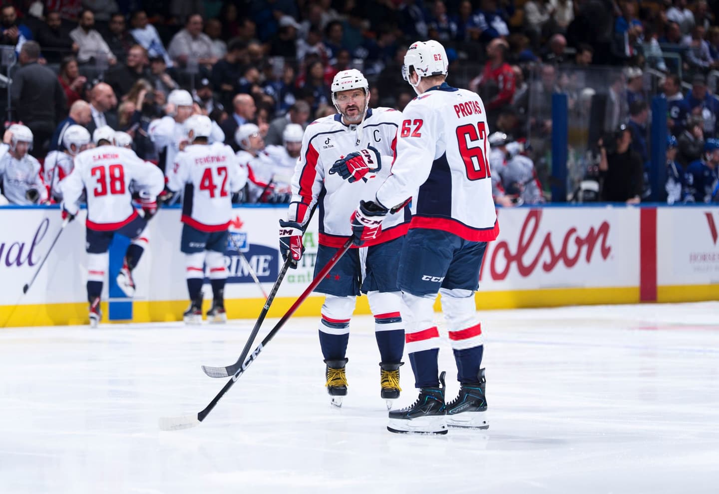 Александр Овечкин: Илья Протас сегодня провел отличный матч и полностью заслужил свой гол. Он здорово контролировал шайбу и принимал правильные решения